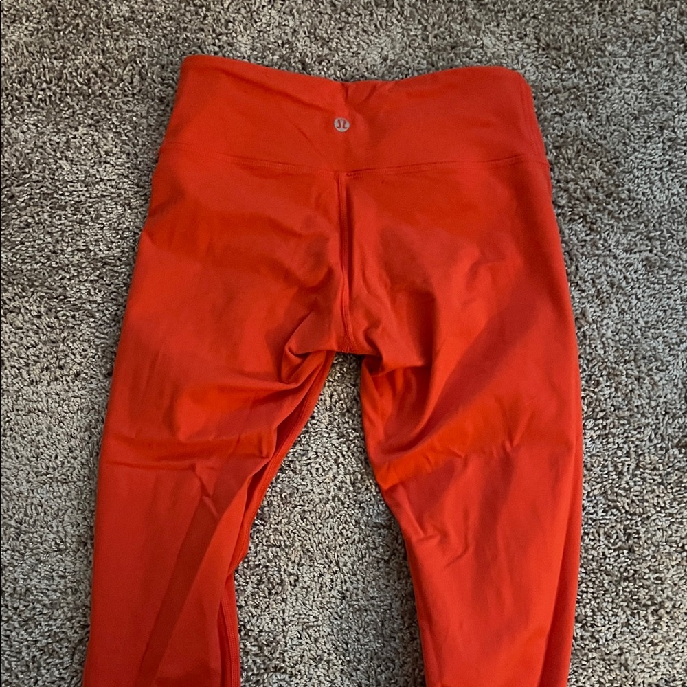 lululemon athletica women’s coral 5/8 leggings